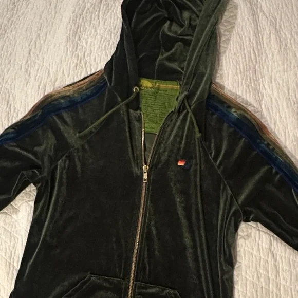 Aviator Nation Black Velour Hoodie - Picture 3 of 5